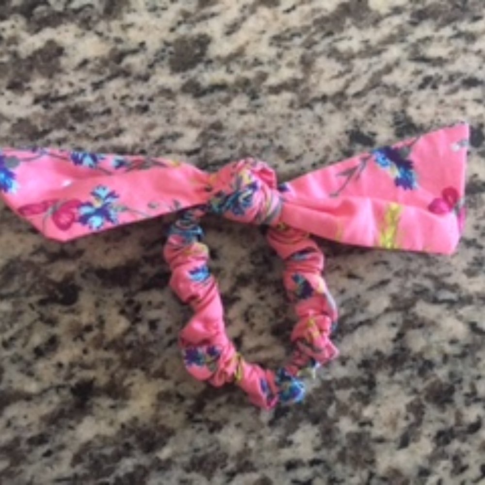 J.Crew Liberty Print Pink Floral Hair Tie